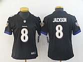 Women Nike Ravens 8 LaMar Jackson Black Vapor Untouchable Limited Jersey,baseball caps,new era cap wholesale,wholesale hats